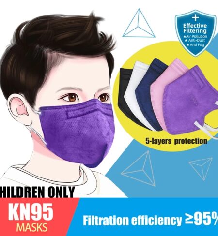 Five Layers KN95 Respirator Mask Face for Children - 20pcs